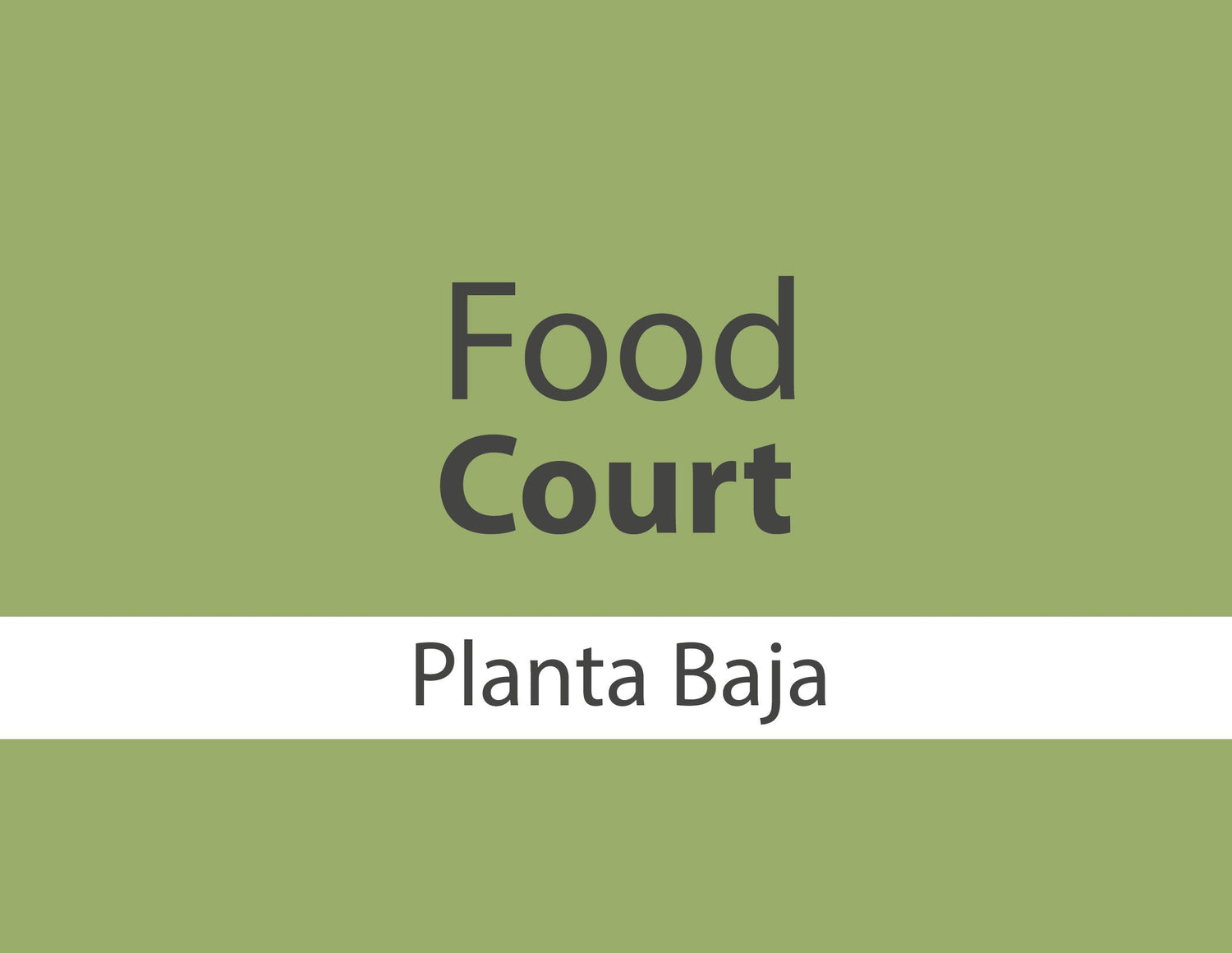 Food Court Planta Baja