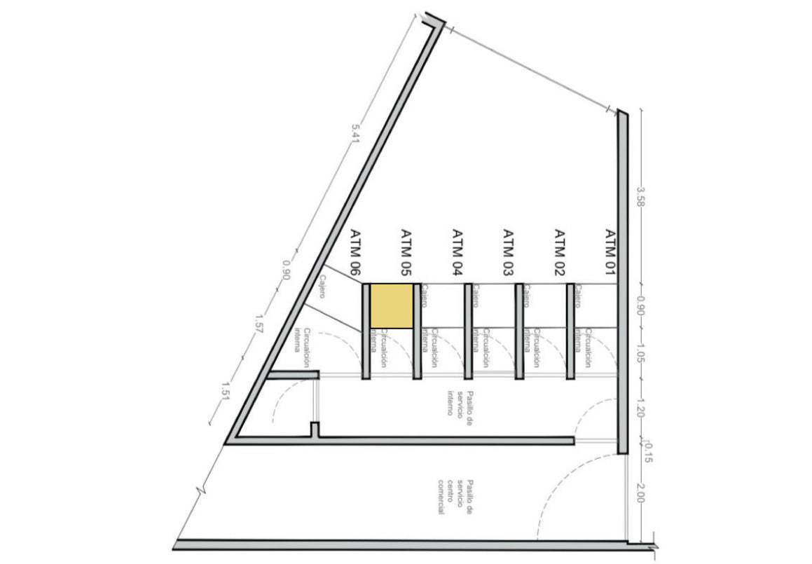 CAJERO AUTOMATICO EN RENTA EN PLAZA COMERCIAL ZACAPU, MICHOACAN