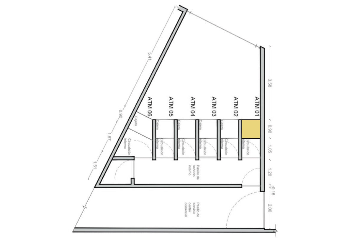 CAJERO AUTOMATICO EN RENTA EN PLAZA COMERCIAL ZACAPU, MICHOACAN