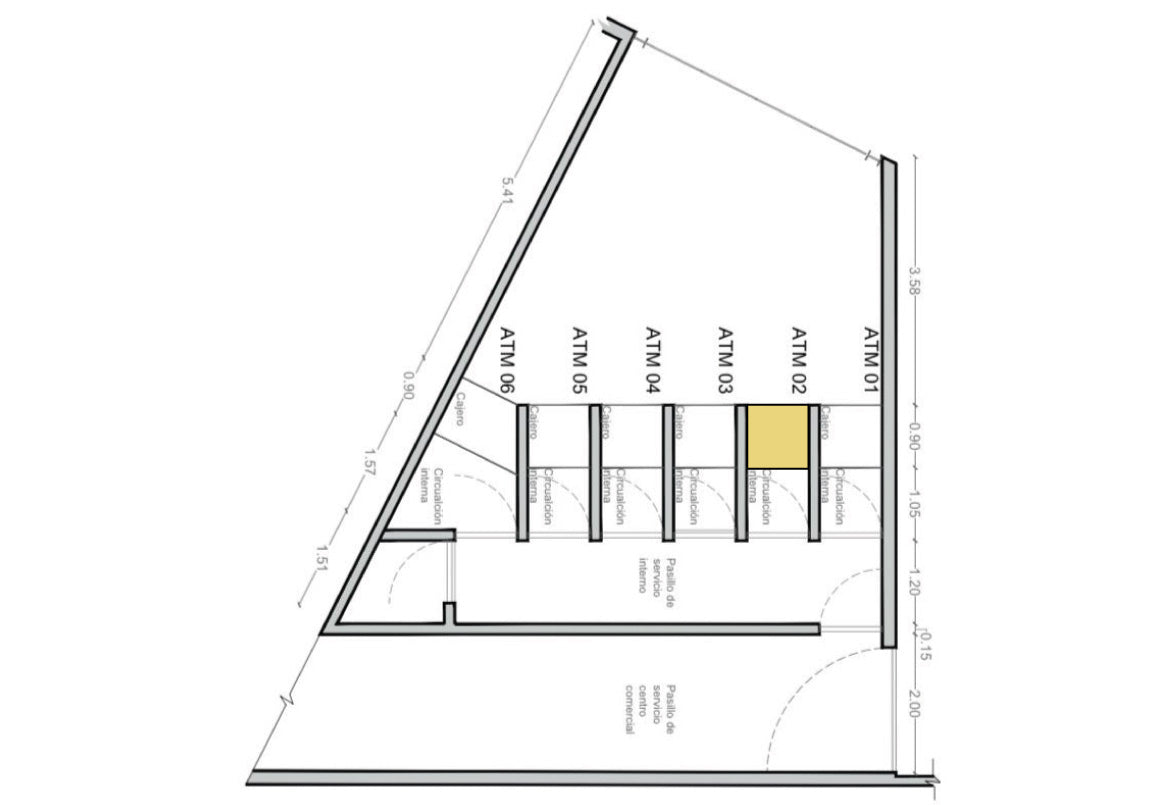 CAJERO AUTOMATICO EN RENTA EN PLAZA COMERCIAL ZACAPU, MICHOACAN