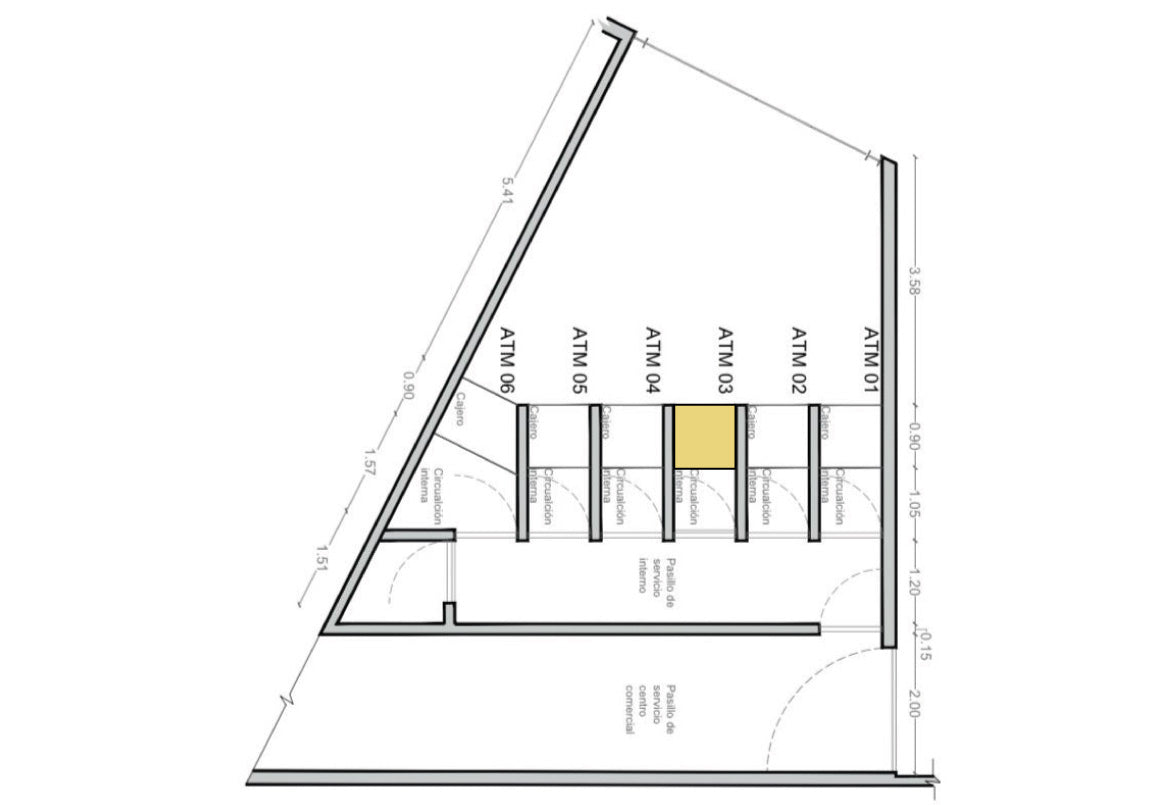 CAJERO AUTOMATICO EN RENTA EN PLAZA COMERCIAL ZACAPU, MICHOACAN