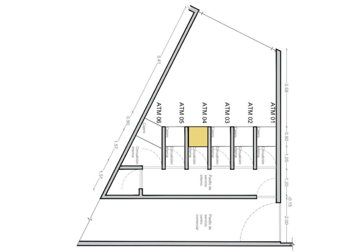CAJERO AUTOMATICO EN RENTA EN PLAZA COMERCIAL ZACAPU, MICHOACAN